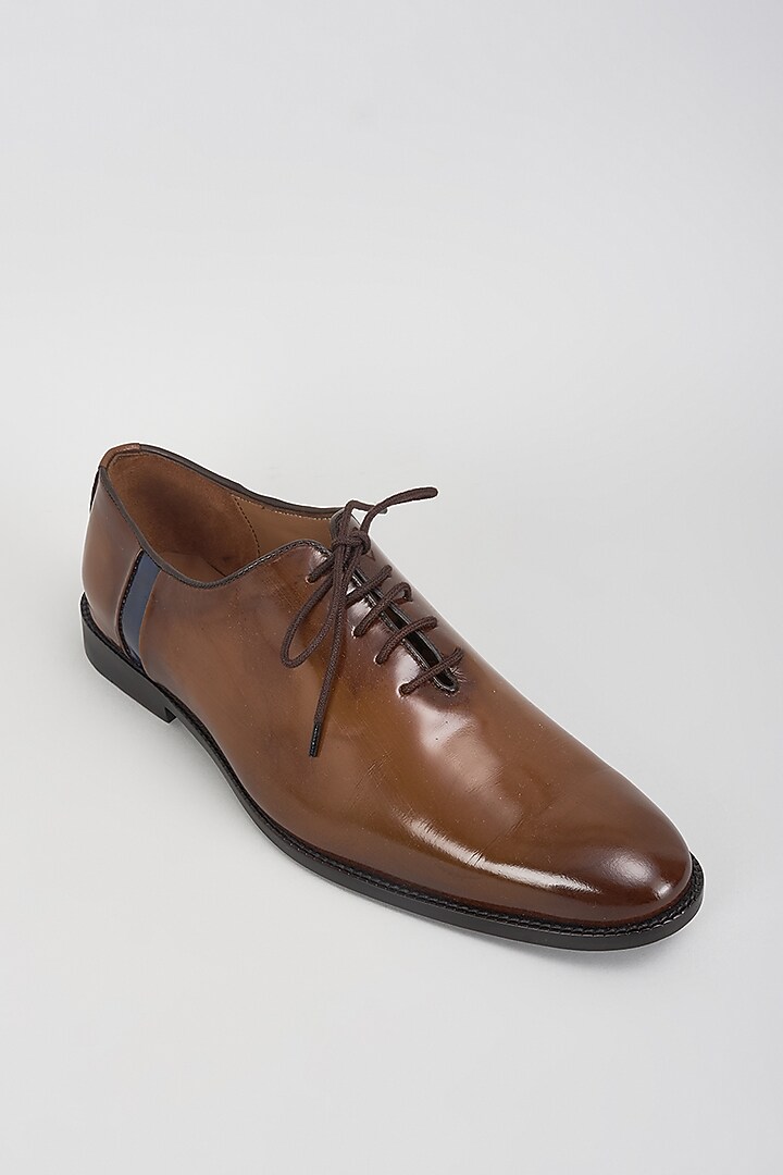 Brown Leather Shoes by ARTIMEN at Pernia's Pop Up Shop