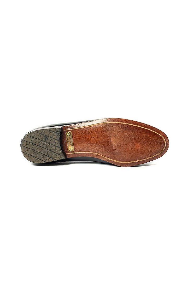 Black Leather Loafers by ARTIMEN at Pernia's Pop Up Shop