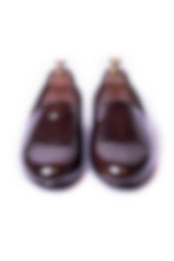 Dark Brown Leather Espadrilles by ARTIMEN at Pernia's Pop Up Shop