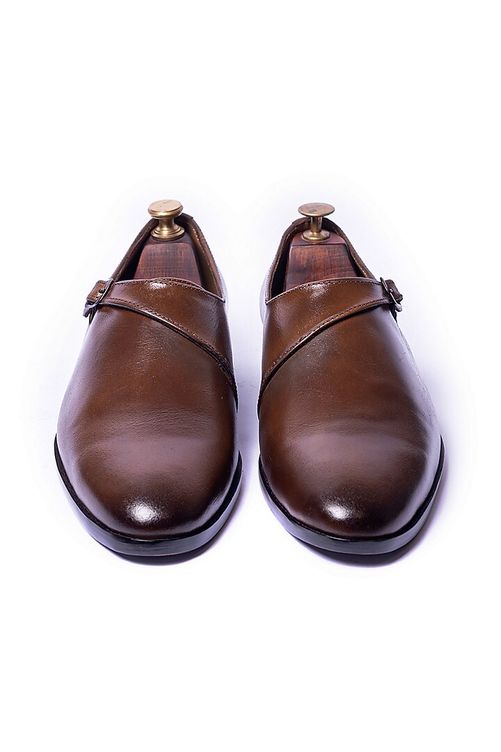 Burnt Tan Leather Handcrafted Shoes by ARTIMEN at Pernia's Pop Up Shop