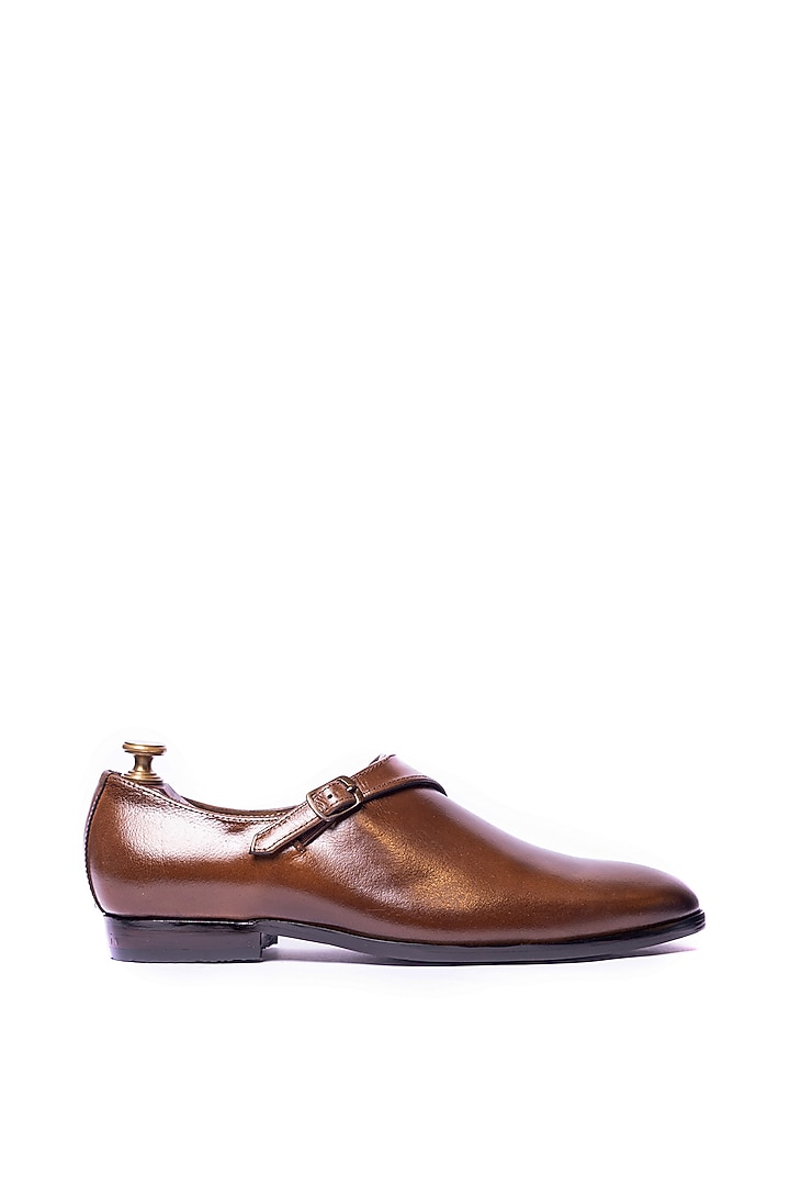 Burnt Tan Leather Handcrafted Shoes by ARTIMEN at Pernia's Pop Up Shop