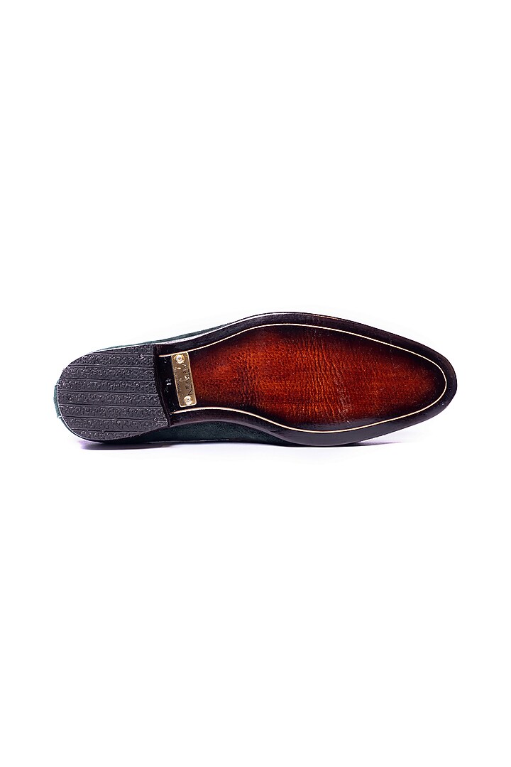 Deep Suede Leather Penny Loafers by ARTIMEN at Pernia's Pop Up Shop