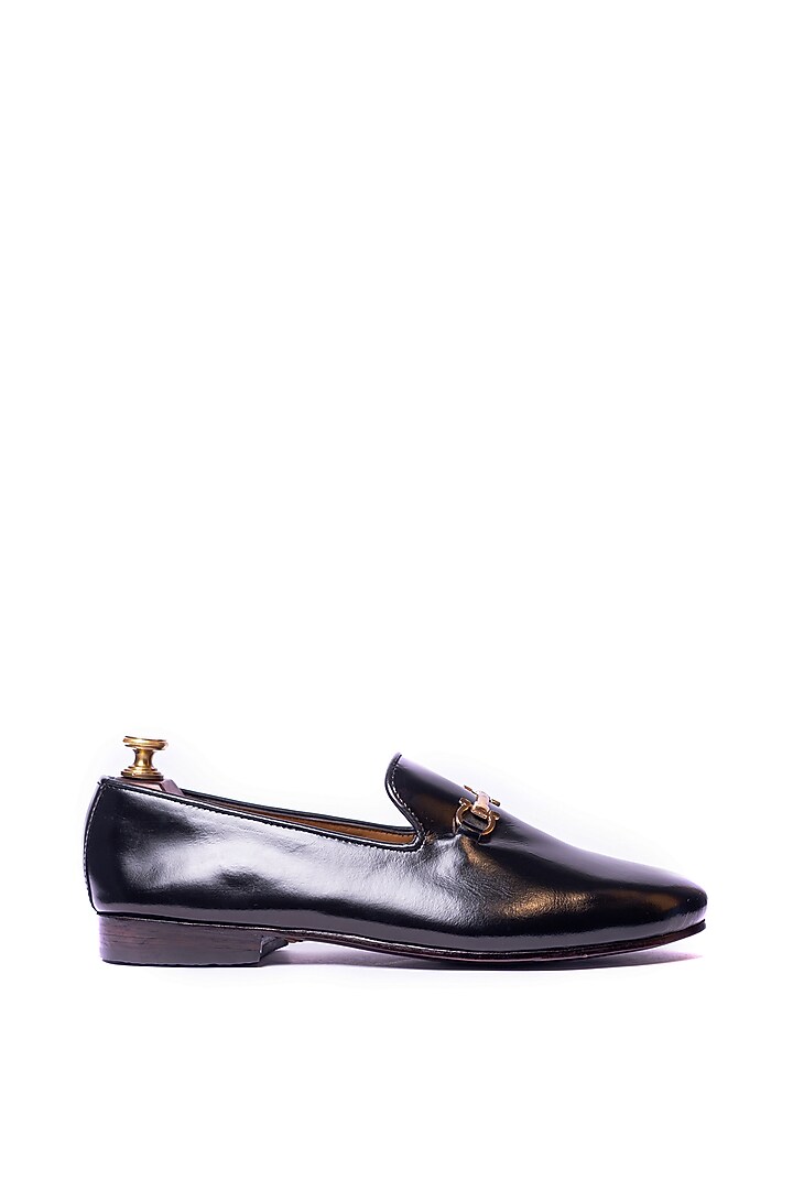 Black Leather Loafers by ARTIMEN at Pernia's Pop Up Shop