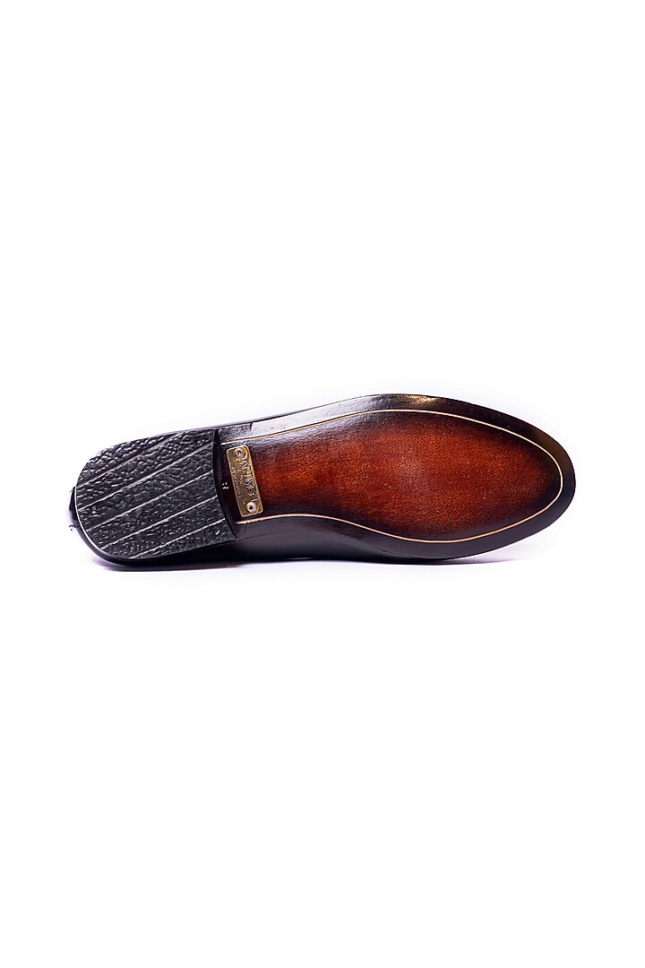 Black Leather Loafers by ARTIMEN at Pernia's Pop Up Shop