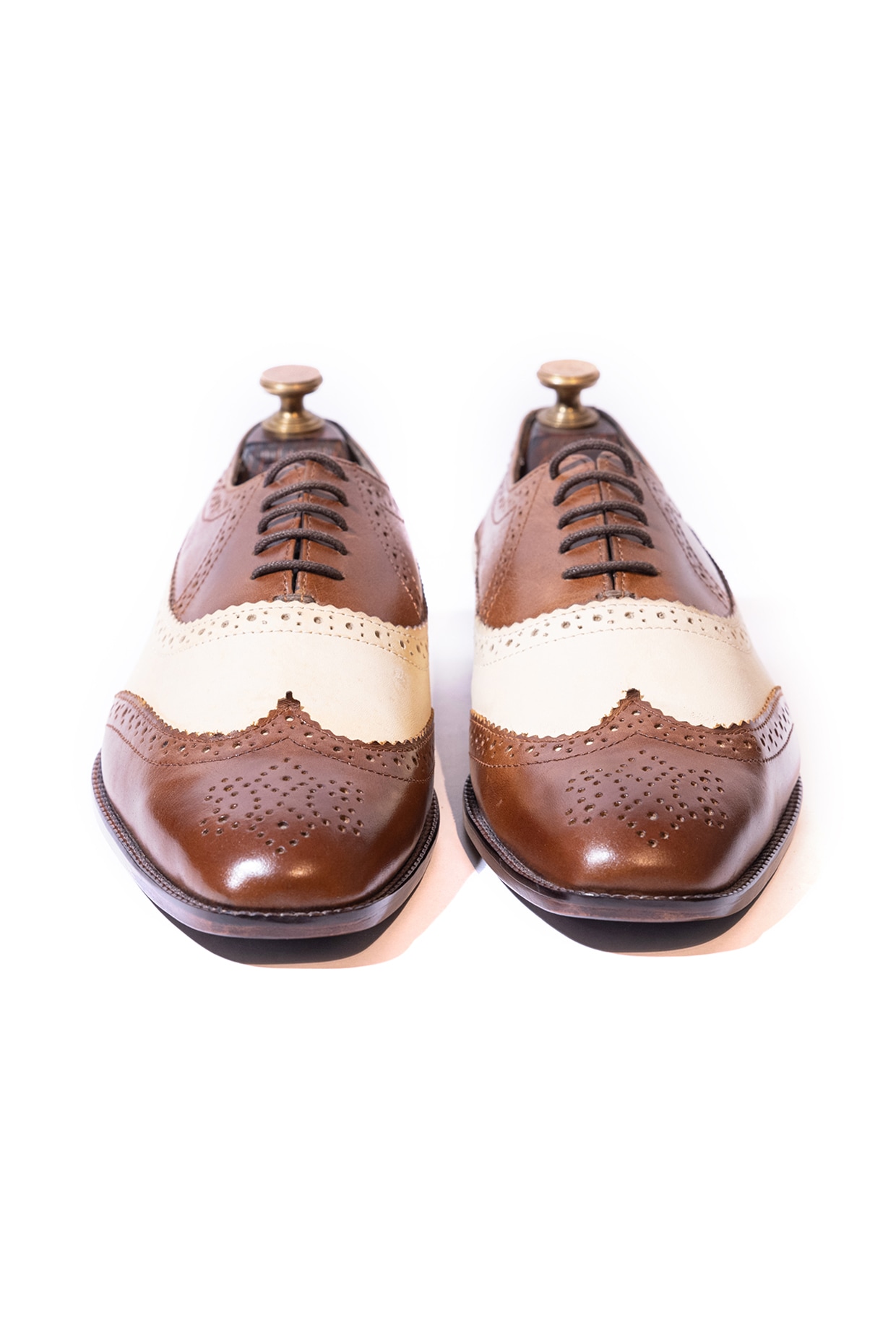 Mens hot sale white brogues