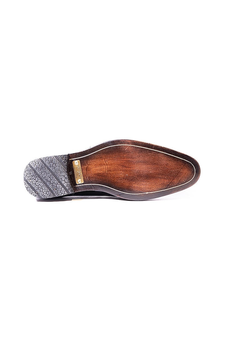 Black Leather Tux Shoes by ARTIMEN at Pernia's Pop Up Shop