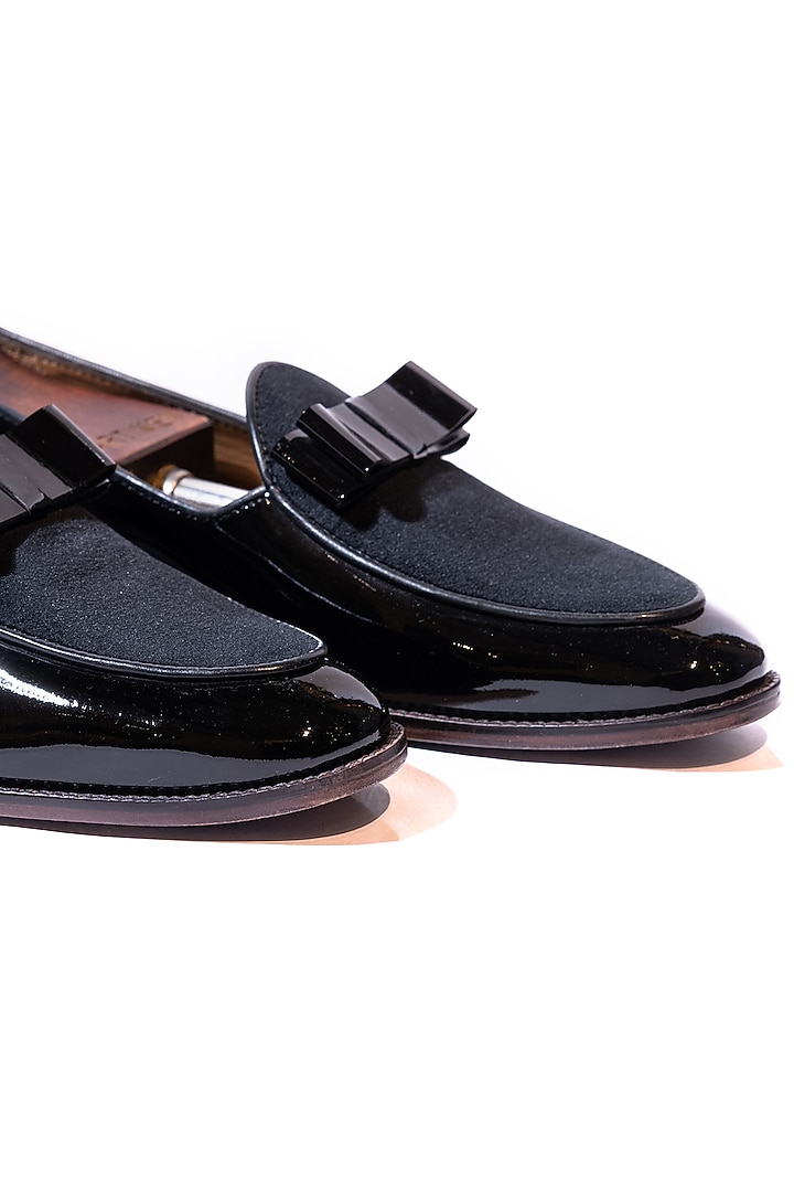 Black Leather Tux Shoes by ARTIMEN at Pernia's Pop Up Shop