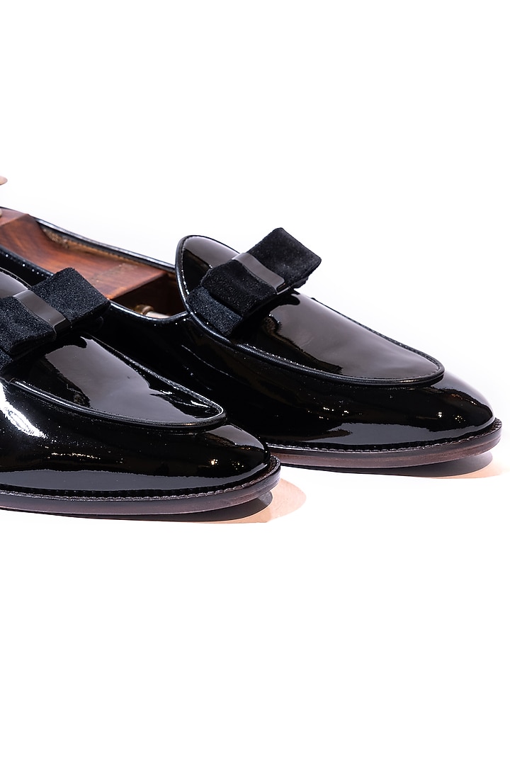 Black Patent Leather Shoes by ARTIMEN at Pernia's Pop Up Shop