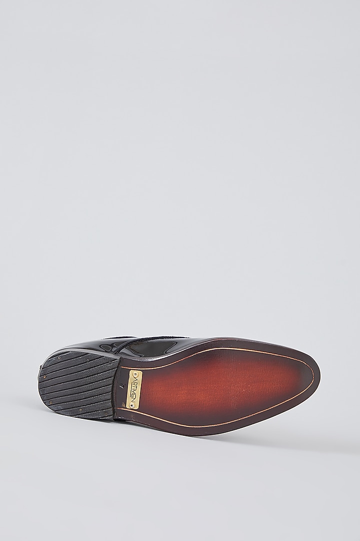 Black Patent Leather Oxfords by ARTIMEN at Pernia's Pop Up Shop