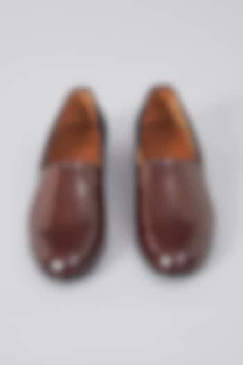 Brown Leather Shoes by ARTIMEN at Pernia's Pop Up Shop