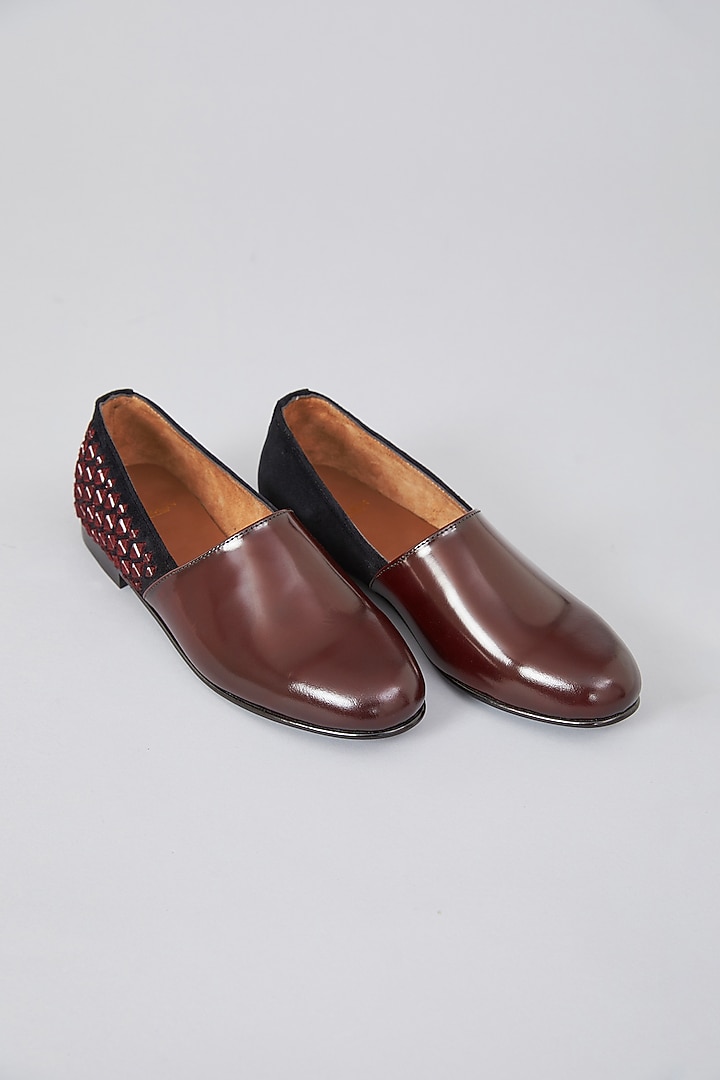 Brown Leather Shoes by ARTIMEN at Pernia's Pop Up Shop