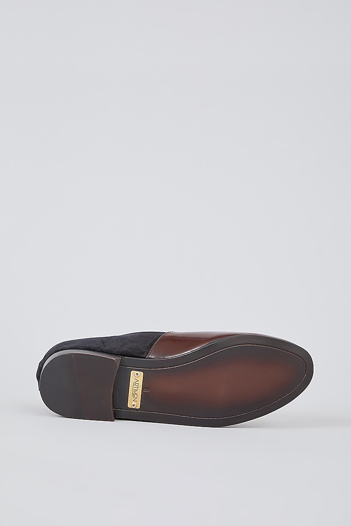 Brown Leather Shoes by ARTIMEN at Pernia's Pop Up Shop