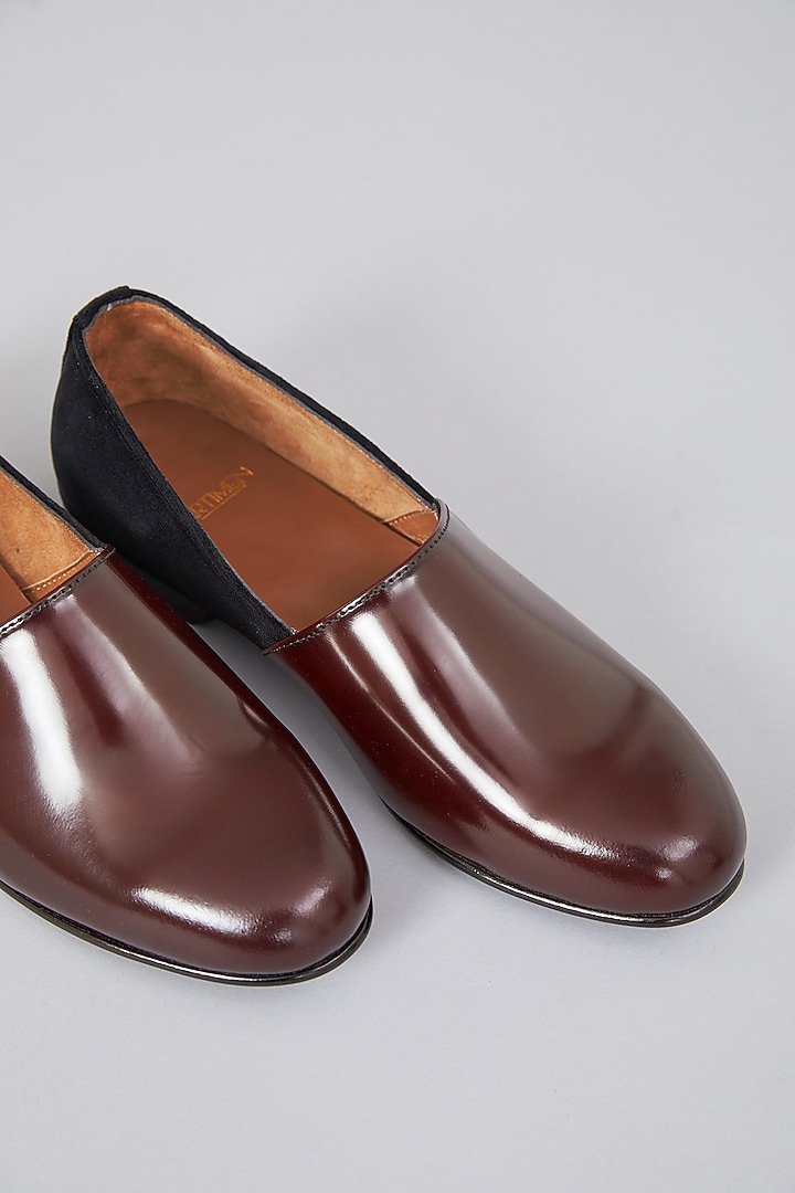 Brown Leather Shoes by ARTIMEN at Pernia's Pop Up Shop