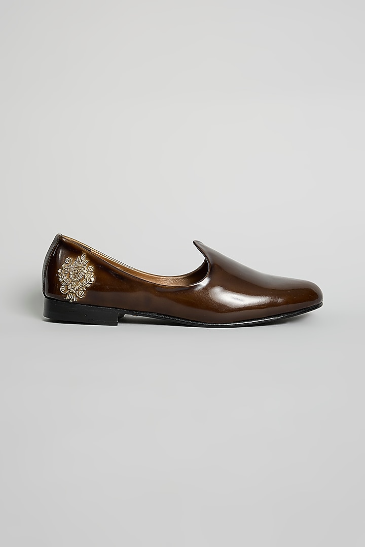 Dark Brown Leather Loafers by ARTIMEN at Pernia's Pop Up Shop