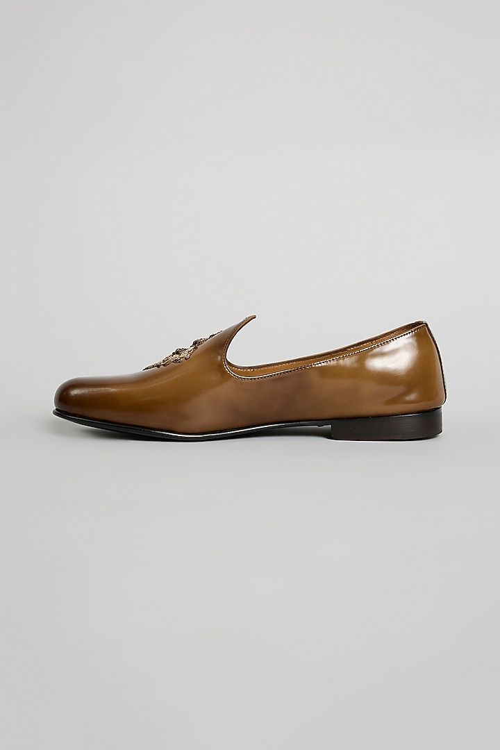 Brown Leather Loafers by ARTIMEN at Pernia's Pop Up Shop