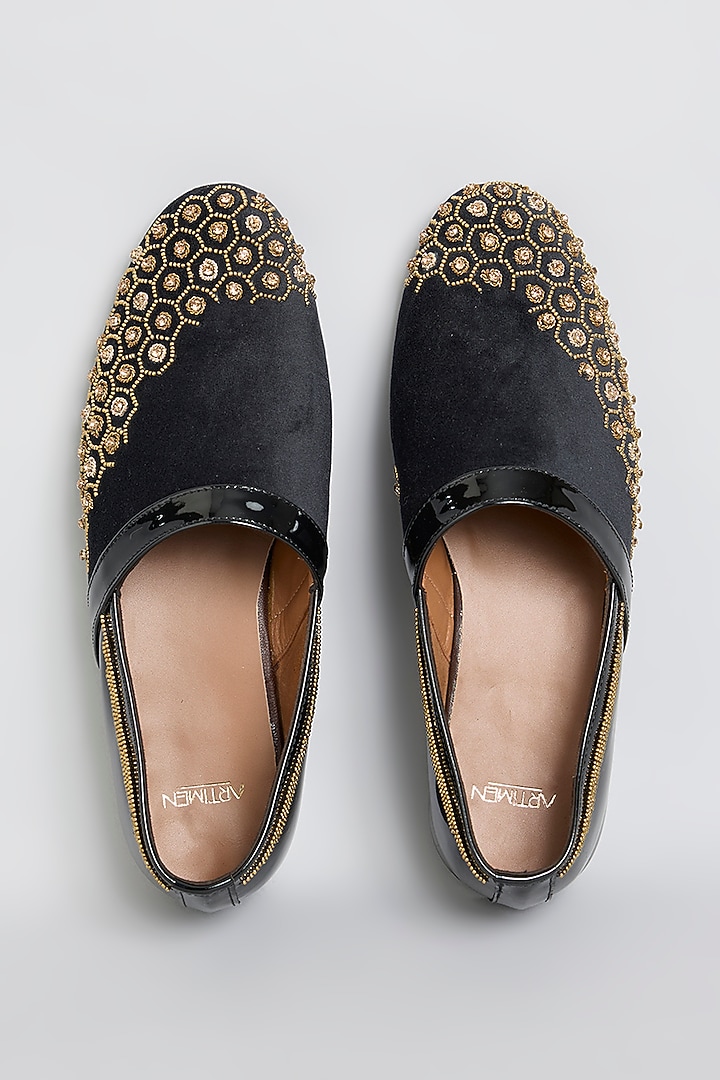 Black Leather Loafers by ARTIMEN at Pernia's Pop Up Shop