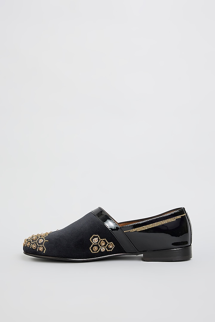 Black Leather Loafers by ARTIMEN at Pernia's Pop Up Shop