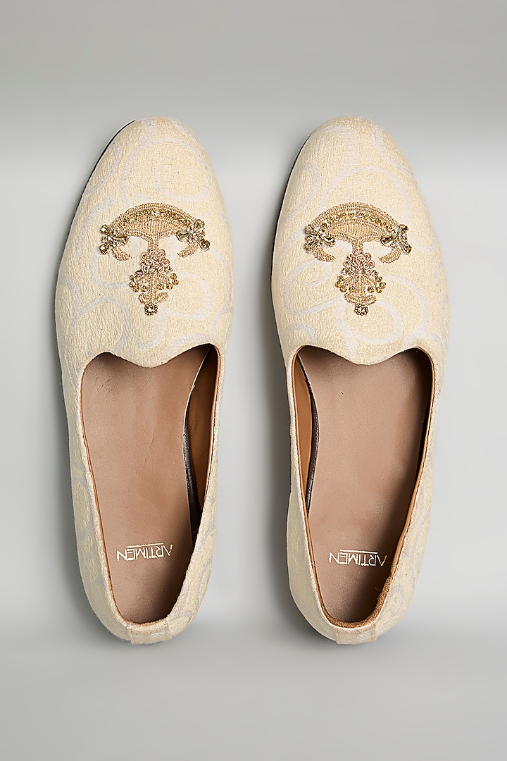 Tan Leather Loafers by ARTIMEN at Pernia's Pop Up Shop