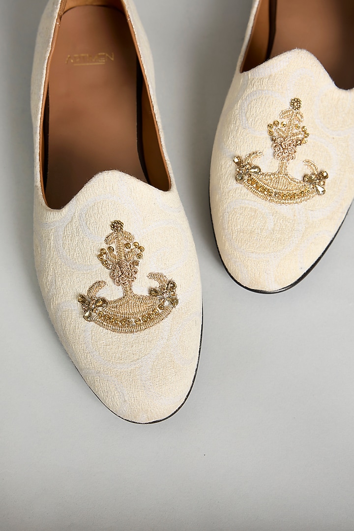 Tan Leather Loafers by ARTIMEN at Pernia's Pop Up Shop