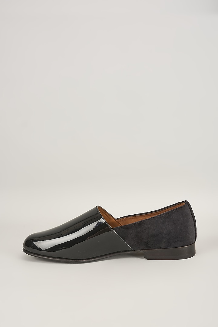 Black Patent Leather Loafers by ARTIMEN at Pernia's Pop Up Shop