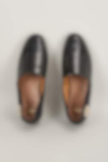 Black Patent Leather Loafers by ARTIMEN at Pernia's Pop Up Shop