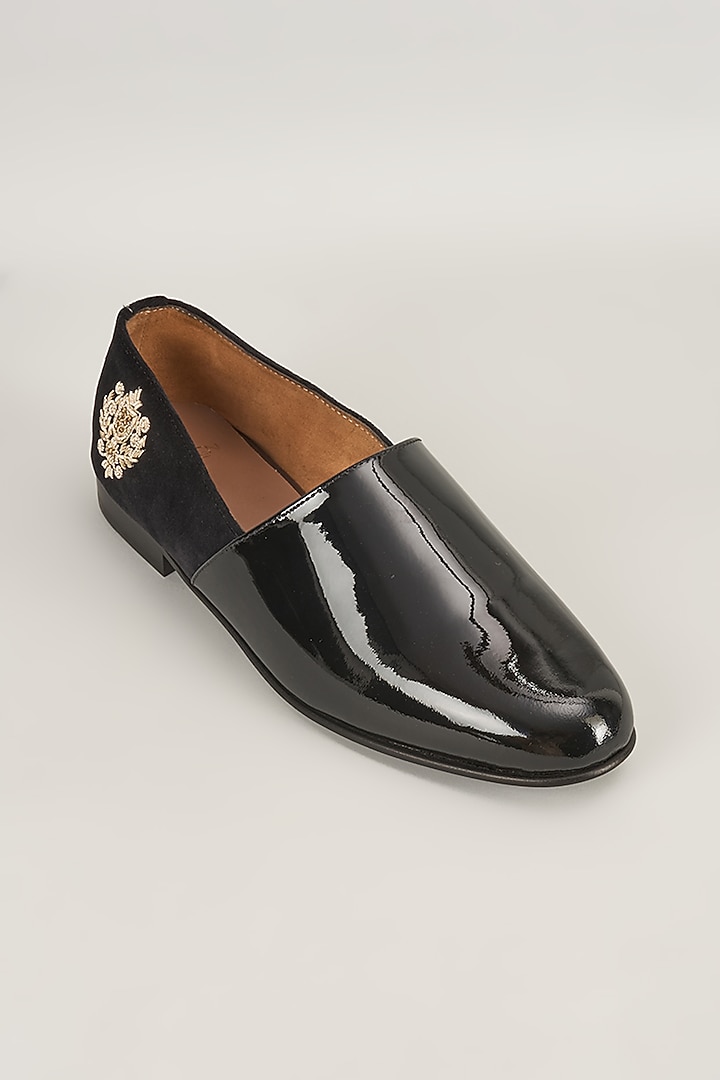 Black Patent Leather Loafers by ARTIMEN at Pernia's Pop Up Shop