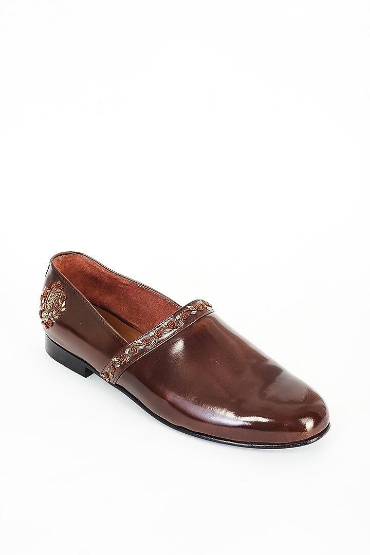 Brown Leather Shoes by ARTIMEN at Pernia's Pop Up Shop