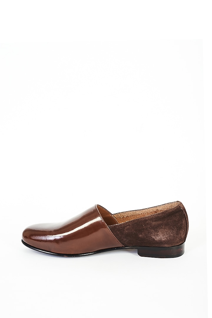 Brown Leather Shoes by ARTIMEN at Pernia's Pop Up Shop