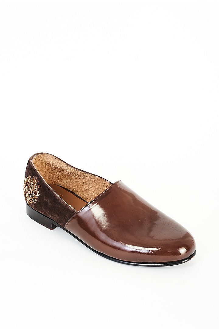 Brown Leather Shoes by ARTIMEN at Pernia's Pop Up Shop