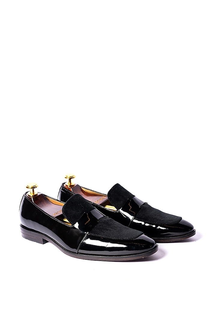 Black Leather Loafers by ARTIMEN at Pernia's Pop Up Shop