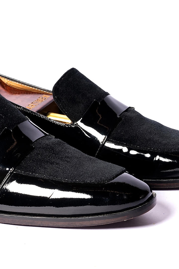 Black Leather Loafers by ARTIMEN at Pernia's Pop Up Shop
