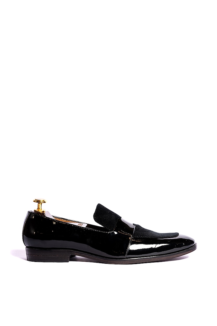 Black Leather Loafers by ARTIMEN at Pernia's Pop Up Shop