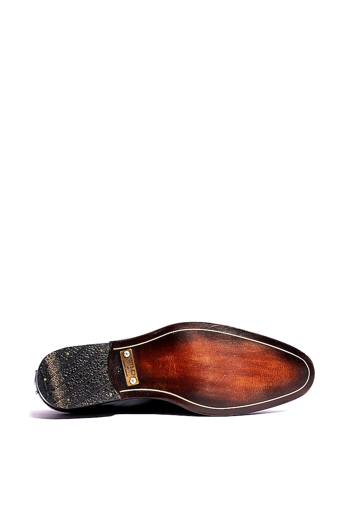 Black Leather Loafers by ARTIMEN at Pernia's Pop Up Shop