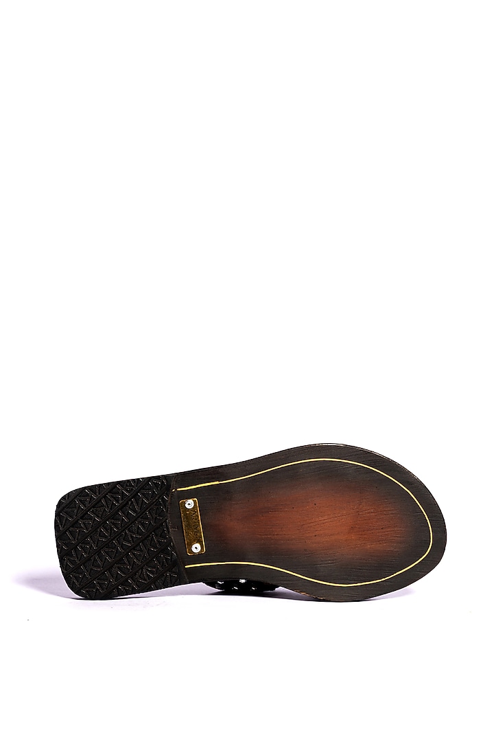 Black Velvet Slippers by ARTIMEN at Pernia's Pop Up Shop