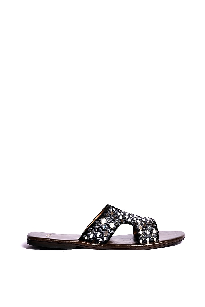 Black Velvet Slippers by ARTIMEN at Pernia's Pop Up Shop