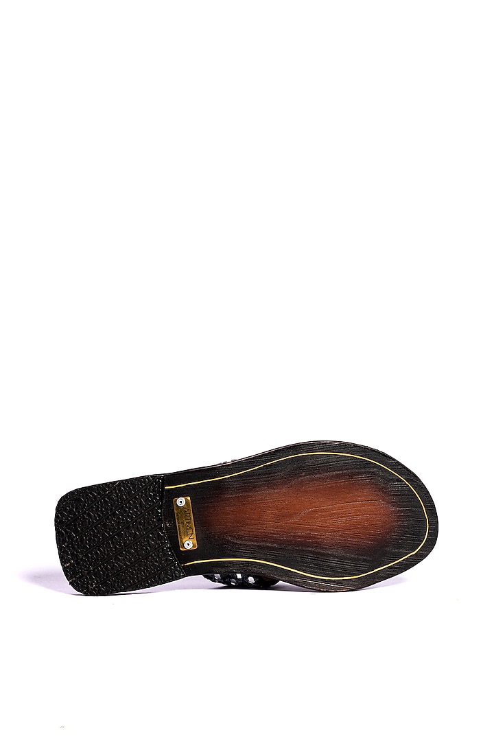 Black Velvet Slippers by ARTIMEN at Pernia's Pop Up Shop