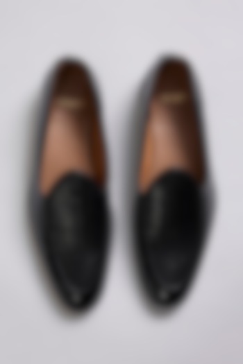 Black Patent Leather Loafers by ARTIMEN at Pernia's Pop Up Shop