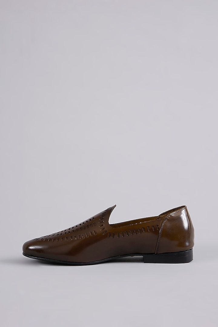 Brown Leather Loafers by ARTIMEN at Pernia's Pop Up Shop