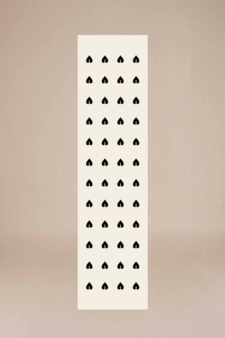 Ivory & Black Chanderi Scarf by AMPM at Pernia's Pop Up Shop