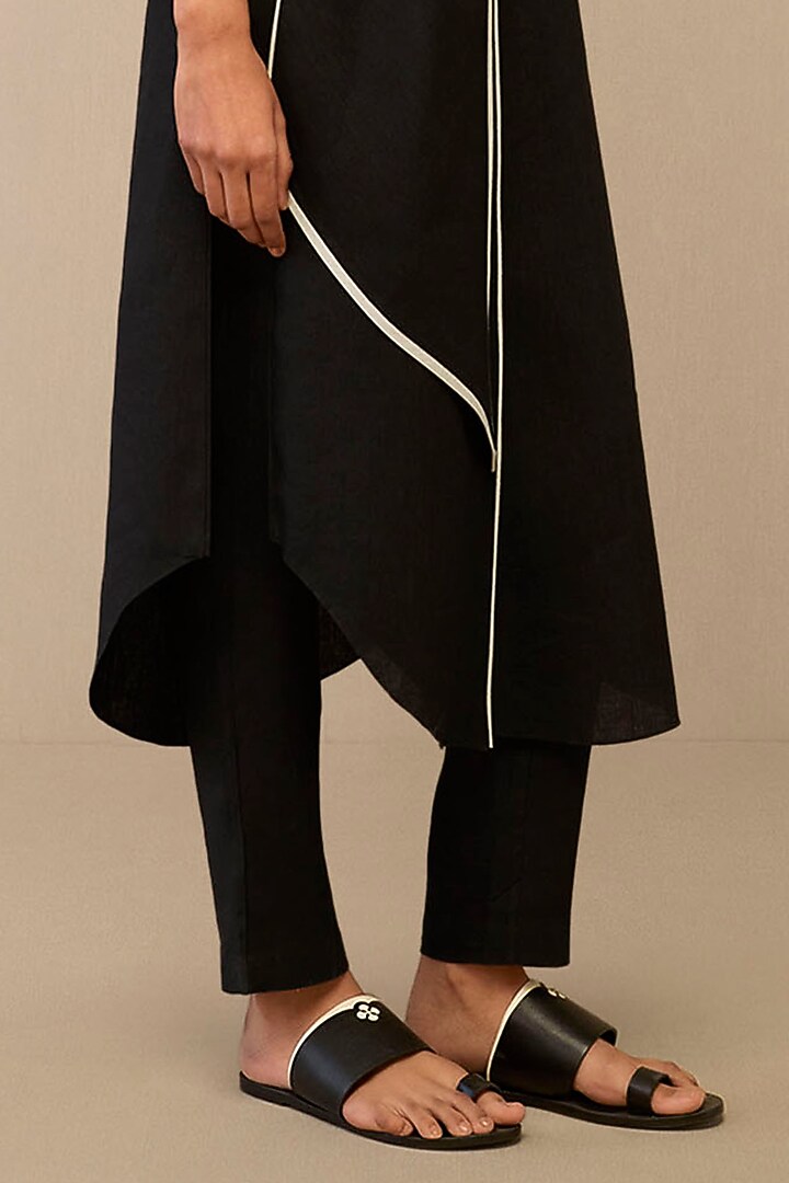 Black Linen Tunic Set by AMPM at Pernia's Pop Up Shop