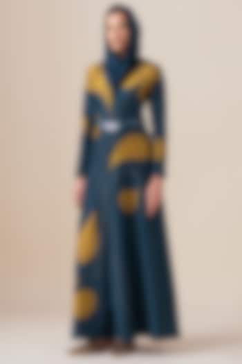 Midnight Blue Silk Sultana Scarf by AMPM at Pernia's Pop Up Shop