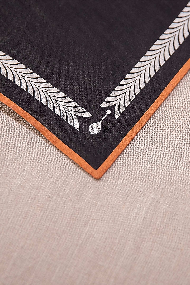 Black Printed Scarf by AMPM at Pernia's Pop Up Shop