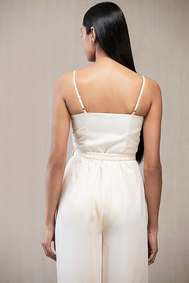 Ivory Corded Leotard by AMPM at Pernia's Pop Up Shop