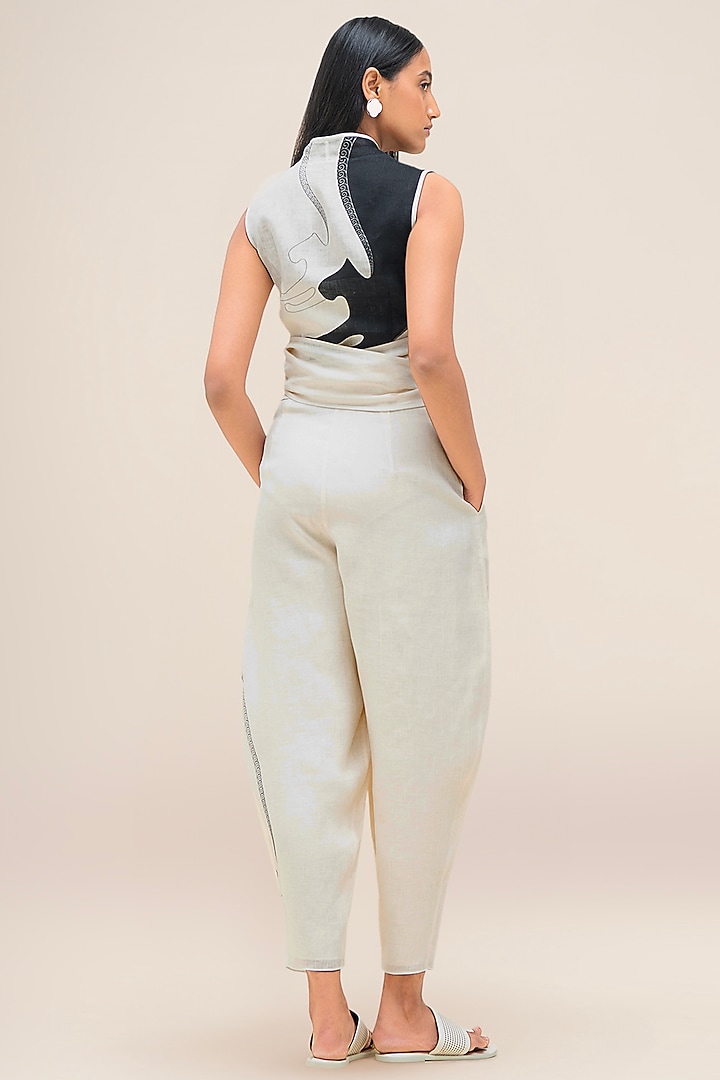 Ivory Linen Co-Ord Set by AMPM at Pernia's Pop Up Shop
