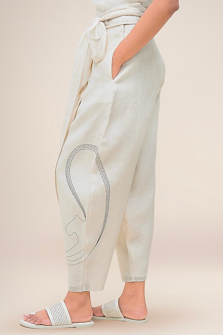 Ivory Linen Co-Ord Set by AMPM at Pernia's Pop Up Shop