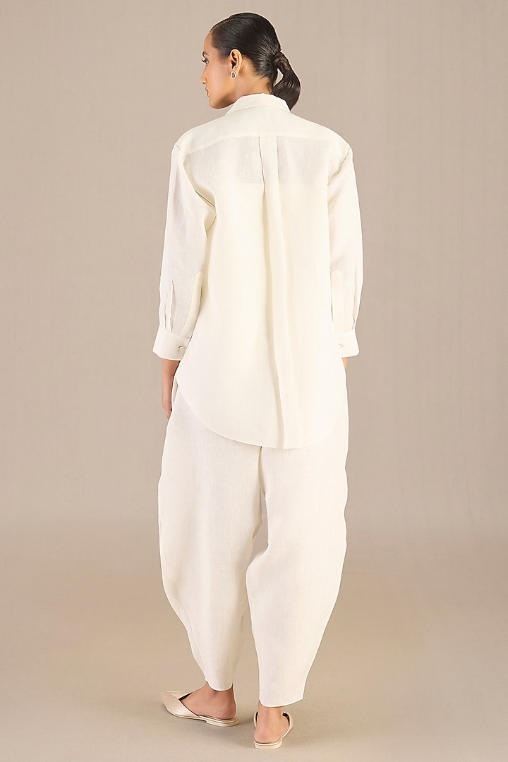 Ivory Linen Co-Ord Set by AMPM at Pernia's Pop Up Shop