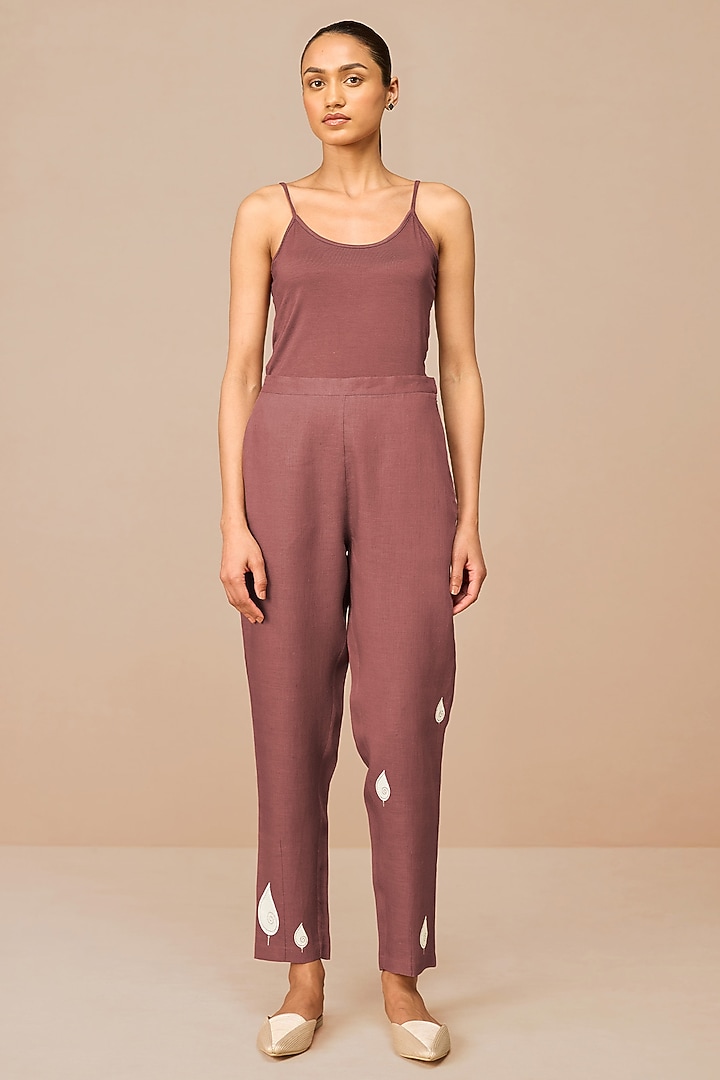 Terracotta Linen Co-Ord Set by AMPM at Pernia's Pop Up Shop
