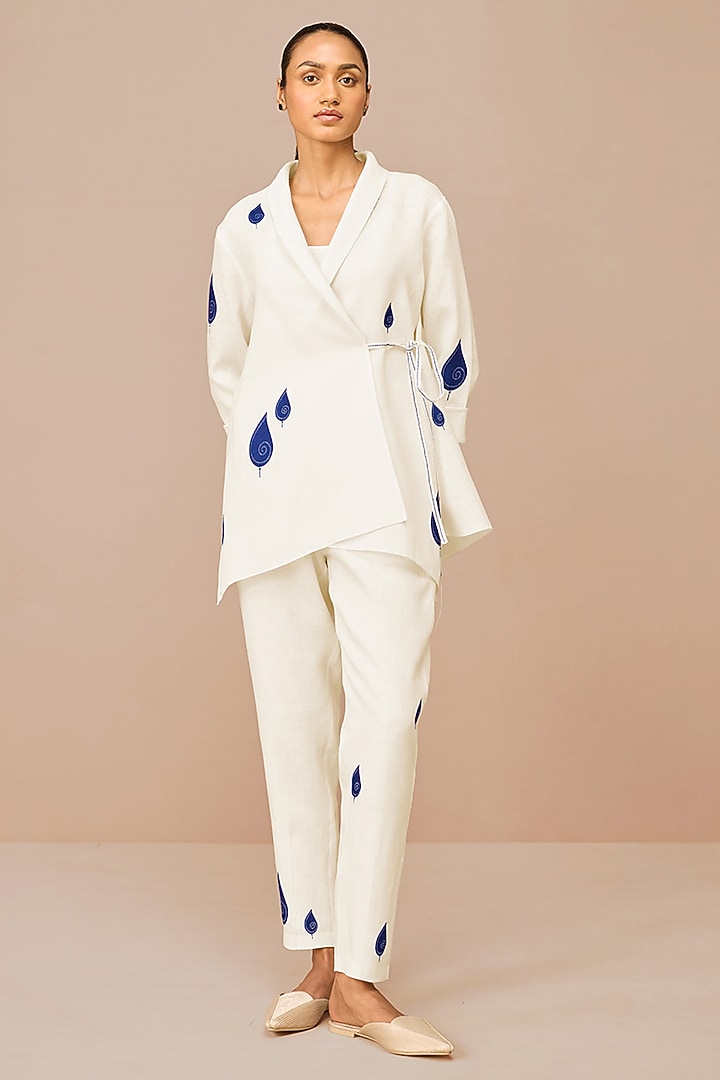Ivory Linen Co-Ord Set by AMPM at Pernia's Pop Up Shop