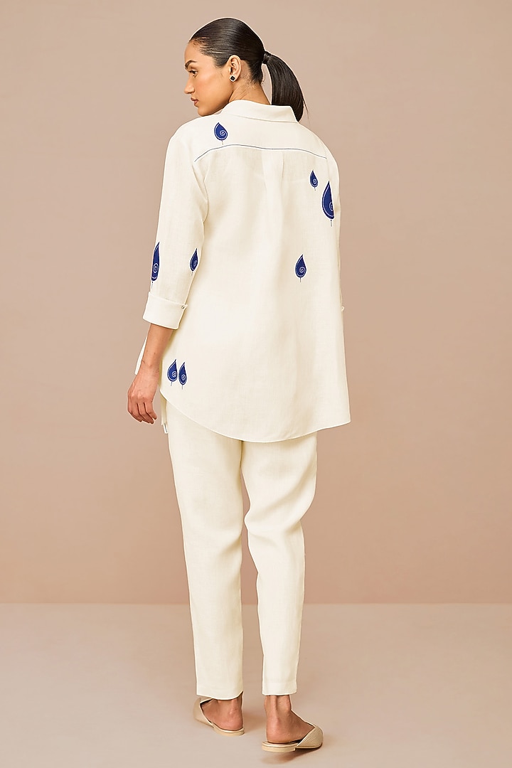 Ivory Linen Co-Ord Set by AMPM at Pernia's Pop Up Shop