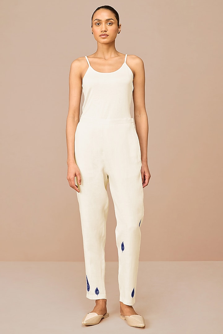 Ivory Linen Co-Ord Set by AMPM at Pernia's Pop Up Shop